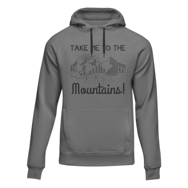 Hiking Take Me To The Mountains Adult Fleece Hooded Sweatshirt